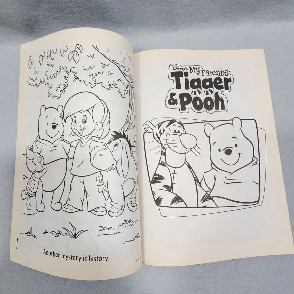 Coloring & Activity Books x3 Peanuts Halloween, Disney Animals & Tigger & Pooh